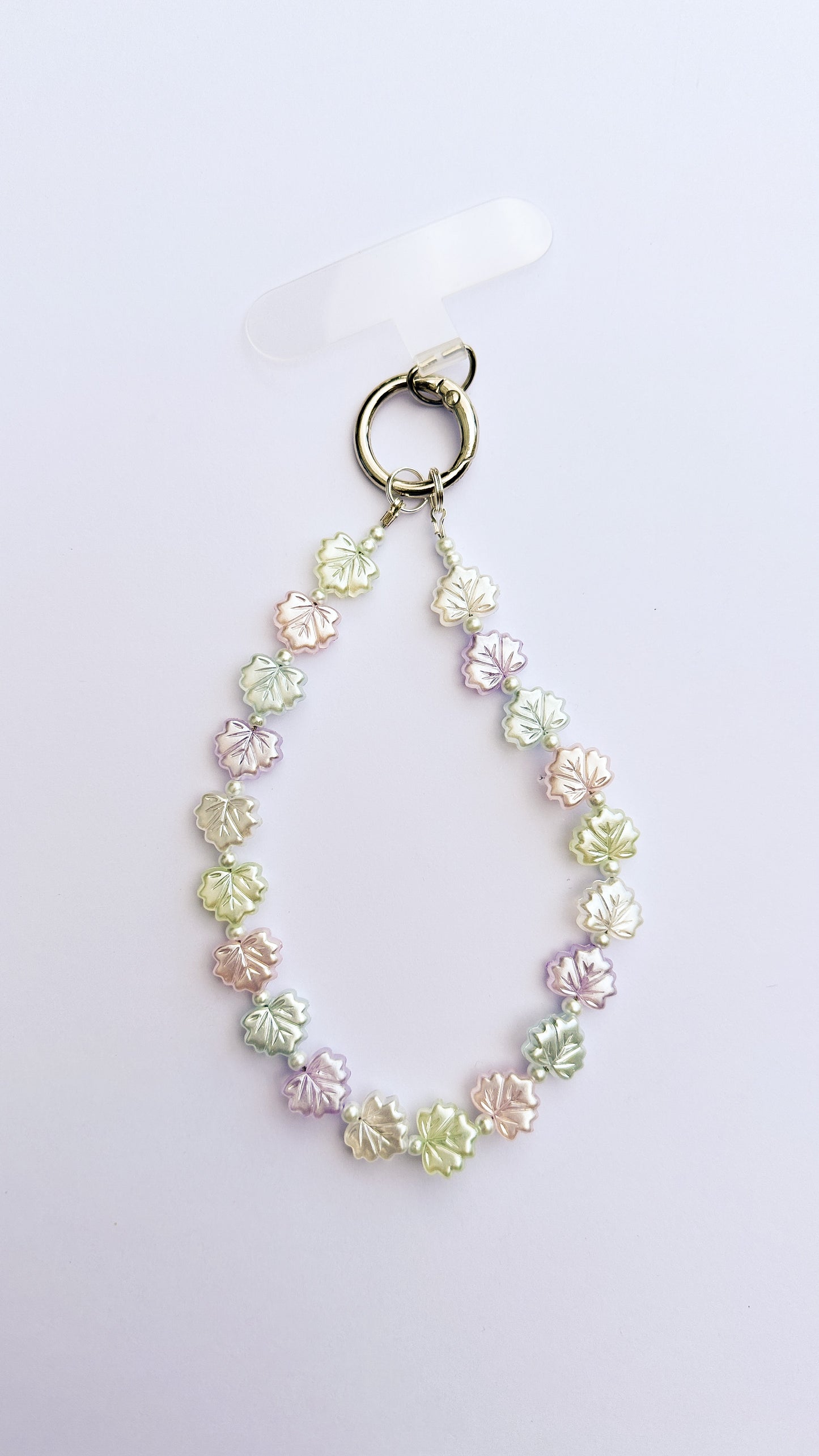 Phone Wrist Strap / Bag Charm - LEAVES01