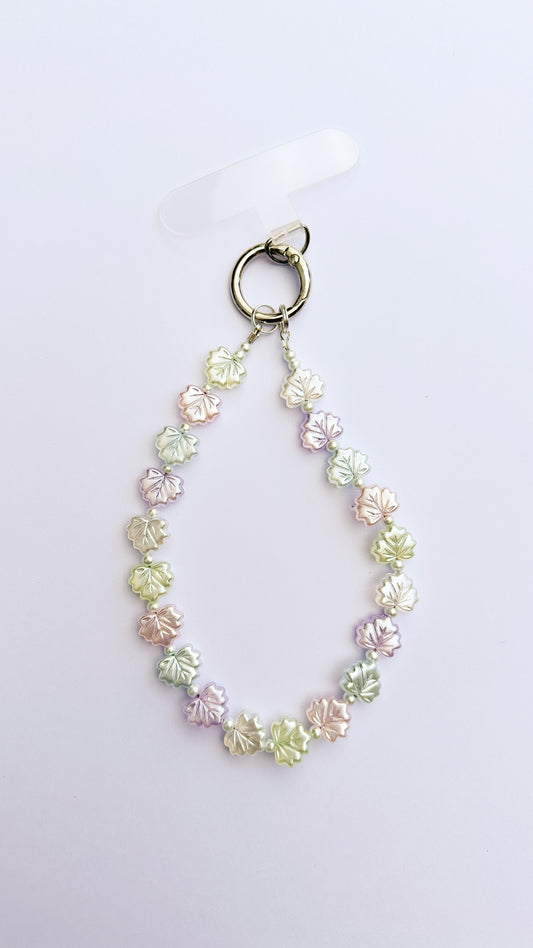 Phone Wrist Strap / Bag Charm - LEAVES01