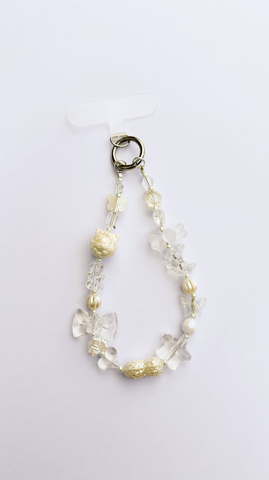 Phone Wrist Strap / Bag Charm - WHT01